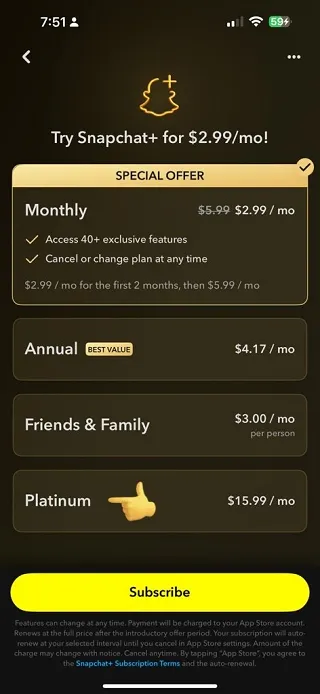 Read more about the article Snapchat Offers Ad-Free Subscription Package