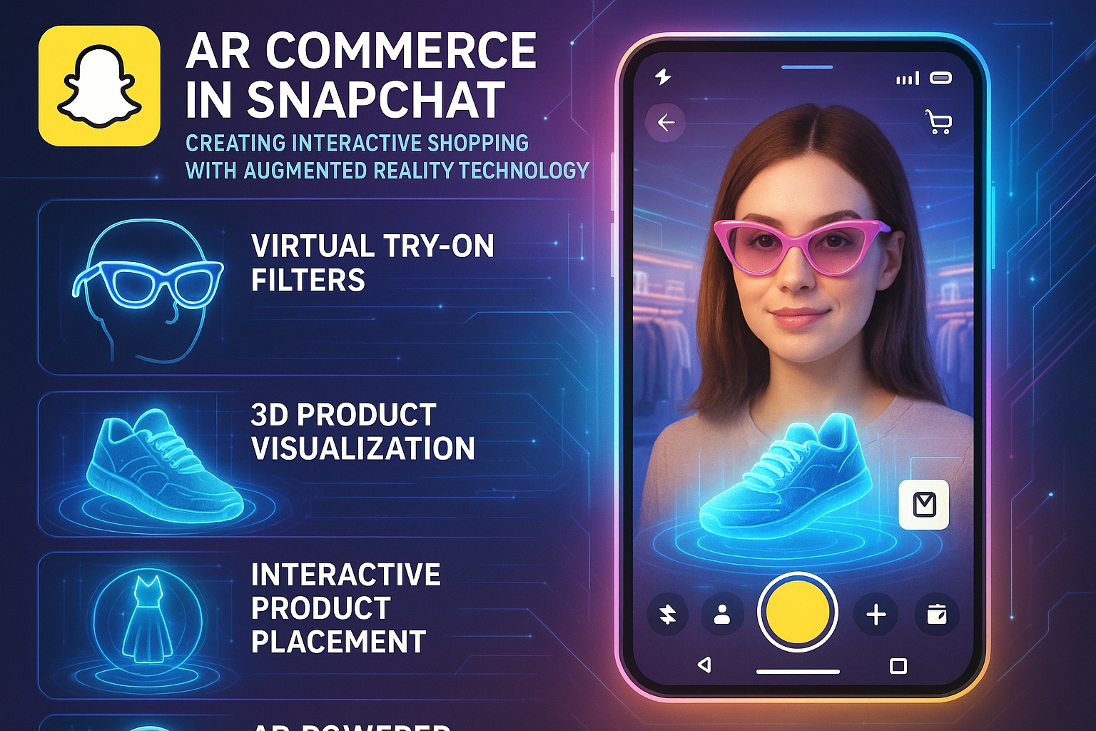 Read more about the article AR Commerce in Snapchat: Creating Interactive Shopping with Augmented Reality Technology